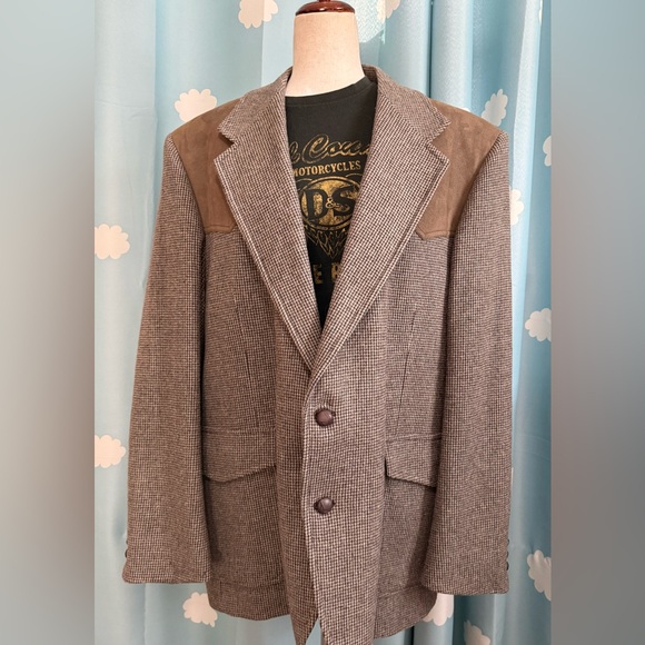 Pendleton Other - Pendleton leather and tweed "western" blazer Sportcoat. 46R